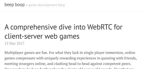 Writing about WebRTC projects helps you to lern WebRTC