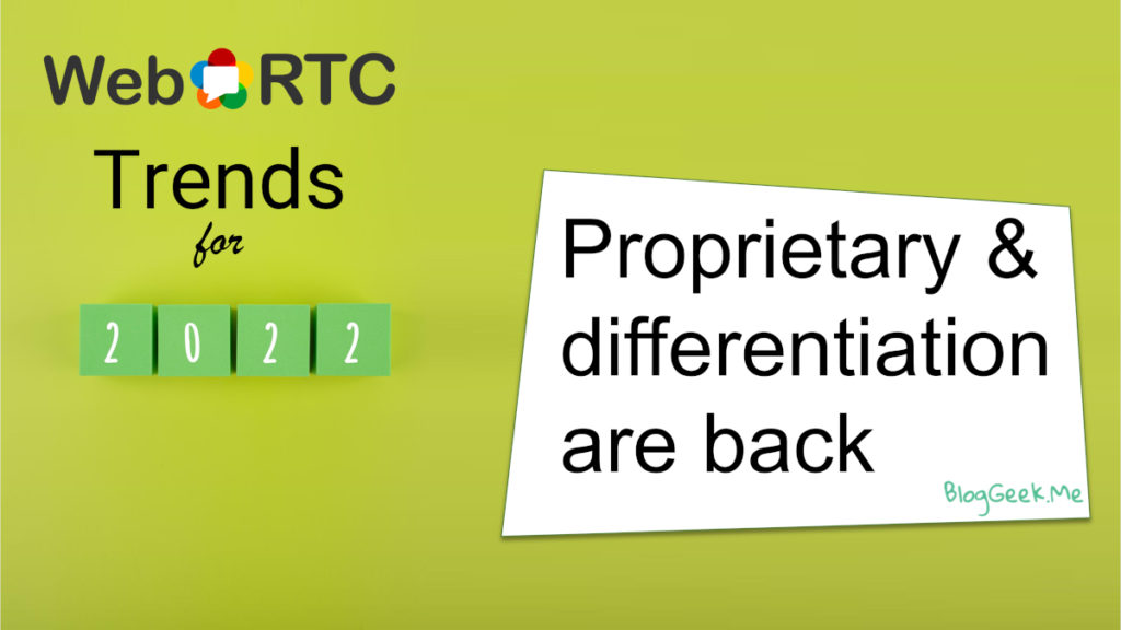 WebRTC trends 2022